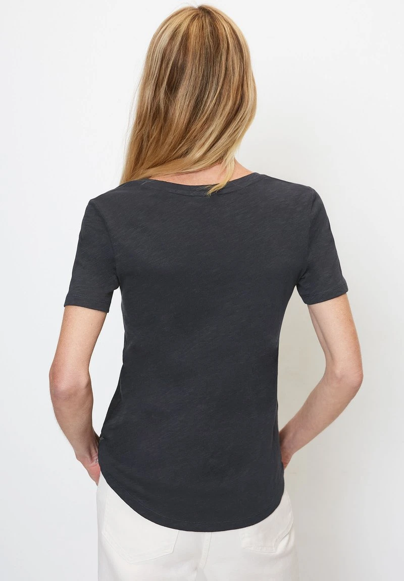 Marc O'Polo V-NECK REGULAR - T-Shirt Basic - Deep Blue Sea 3 Marc O'Polo V-NECK REGULAR - T-Shirt Basic - Deep Blue Sea – Bild 3