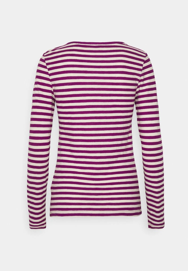 Marc O'Polo LONG SLEEVE DEEP ROUND NECK - Langarmshirt - Multi/purple Berry 2 Marc O'Polo LONG SLEEVE DEEP ROUND NECK - Langarmshirt - Multi/purple Berry – Bild 2