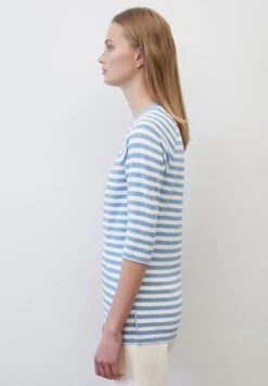 Marc O'Polo DENIM RAGLAN-STREIFEN- REGULAR AUS - Langarmshirt - Multi Soft Sky Blue -Mode Familie 00b1c1285cbc4d90acbb9943a094383d