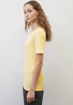 Marc O'Polo U BOOT SLIM - T-Shirt Basic - Pale Sunflower -Mode Familie 00f5daa8101a4bf0b6c9246ff2d47059