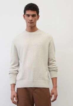 Marc O'Polo CREWNECK WITH RAGLANSLUB OTTOMAN STRUCTURE - Strickpullover - Soft Mocca -Mode Familie 016ac7fa799f488b84495176d2264bd6 1