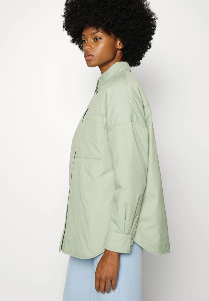 Marc O'Polo SHIRT JACKET THERMORE PADDING TURN DOWN - Kurzmantel - Breezy Mint 4 Marc O'Polo SHIRT JACKET THERMORE PADDING TURN DOWN - Kurzmantel - Breezy Mint – Bild 4