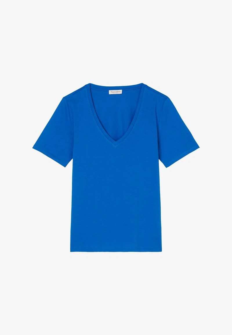 Marc O'Polo V NECK REGULAR - T-Shirt Basic - Vibrant Blue 6 Marc O'Polo V NECK REGULAR - T-Shirt Basic - Vibrant Blue – Bild 6