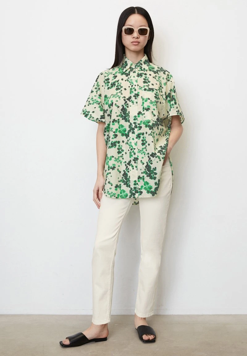 Marc O'Polo WEITE MIT CAPE-CHARAKTER AUS PAPERTOUCH-POPELL - Hemdbluse - Multi 2 Marc O'Polo WEITE MIT CAPE-CHARAKTER AUS PAPERTOUCH-POPELL - Hemdbluse - Multi – Bild 2