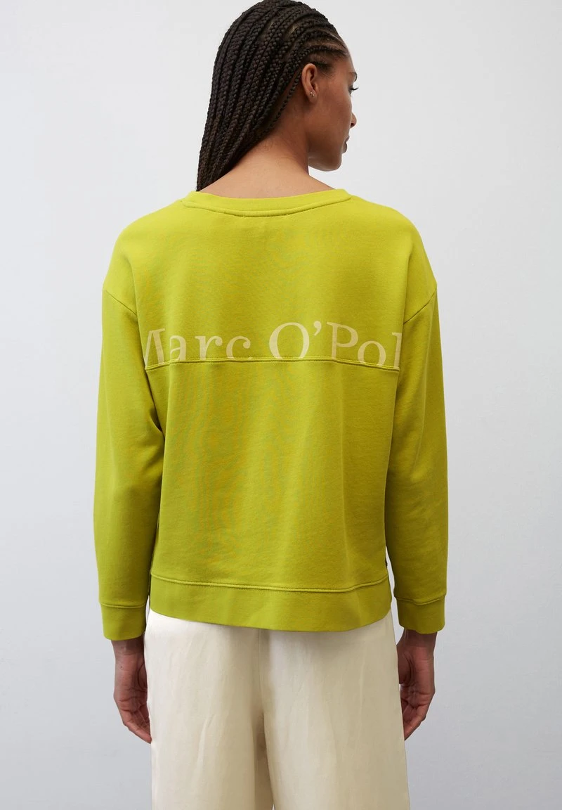 Marc O'Polo MIT SEITENNAHT SCHLITZEN - Sweatshirt - Lime Green 1 Marc O'Polo MIT SEITENNAHT SCHLITZEN - Sweatshirt - Lime Green