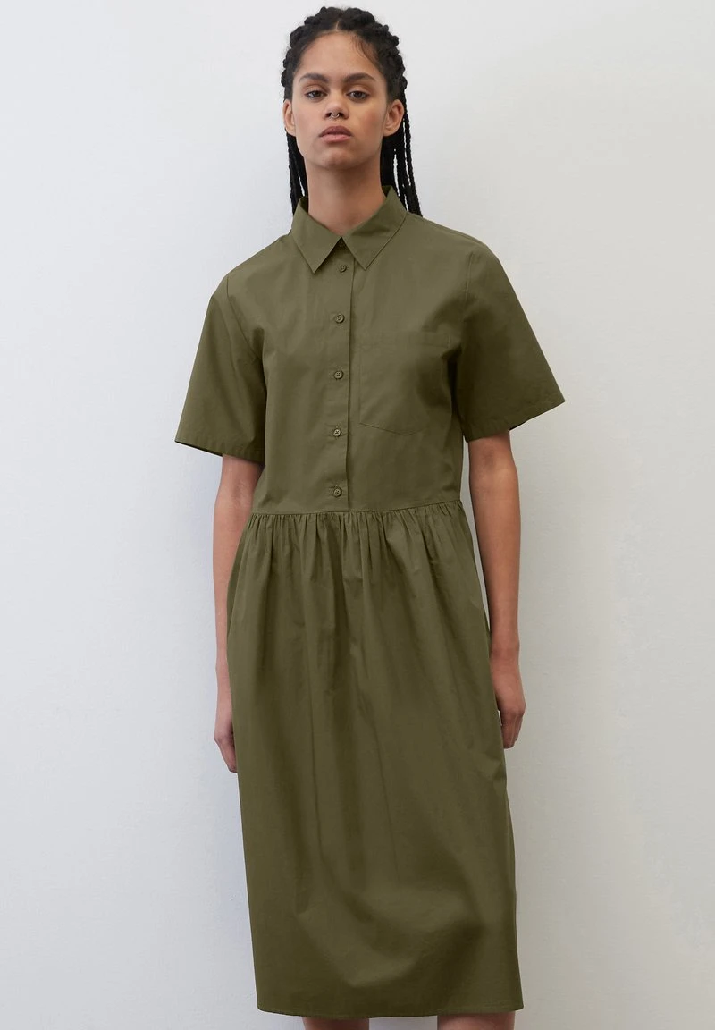 Marc O'Polo DENIM REGULAR AUS SOFT GEWEBTER BAUM - Blusenkleid - Dakota Shadow 1 Marc O'Polo DENIM REGULAR AUS SOFT GEWEBTER BAUM - Blusenkleid - Dakota Shadow
