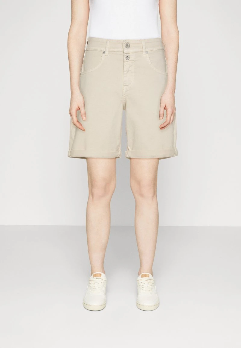 Marc O'Polo RELAXED FIT REGULAR WAIST MID LENGTH TURN - Jeans Shorts - Soft Taupe 1 Marc O'Polo RELAXED FIT REGULAR WAIST MID LENGTH TURN - Jeans Shorts - Soft Taupe