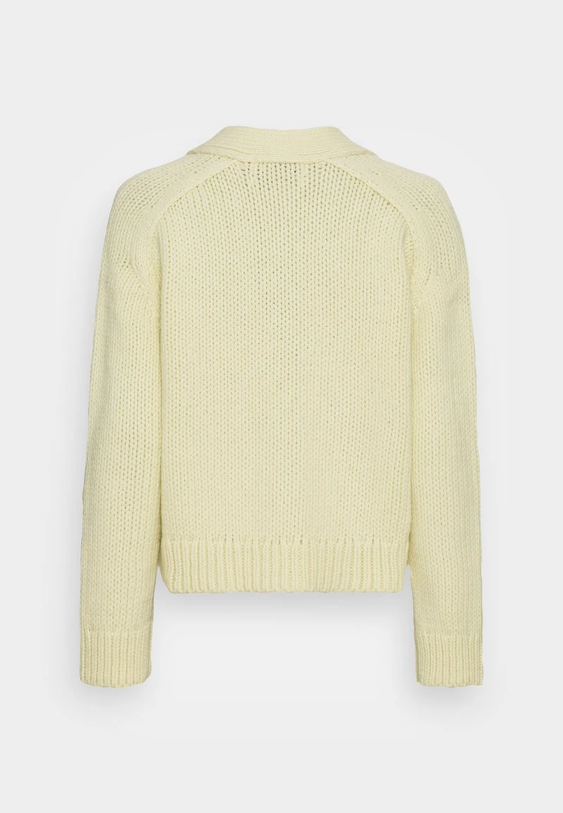 Marc O'Polo CARDIGAN LONGSLEEVE V NECK - Strickjacke - Pale Lemon 2 Marc O'Polo CARDIGAN LONGSLEEVE V NECK - Strickjacke - Pale Lemon – Bild 2