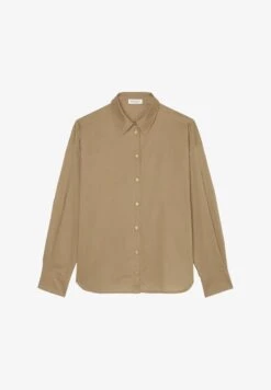 Marc O'Polo LONG SLEEVE CASUAL MODERN DROPPED SHOULDER SOLID - Hemdbluse - Dusty Earth -Mode Familie 07abd7f5abad4eb899f2c3f5b56086c3
