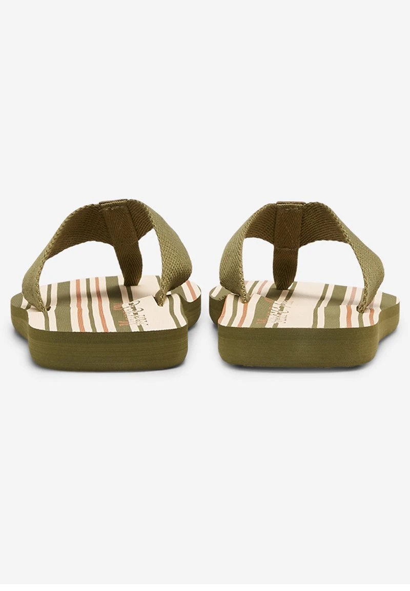 Marc O'Polo ZEHENTRENNER-BEACH STREIFEN-DESSIN - Zehentrenner - Khaki 4 Marc O'Polo ZEHENTRENNER-BEACH STREIFEN-DESSIN - Zehentrenner - Khaki – Bild 4