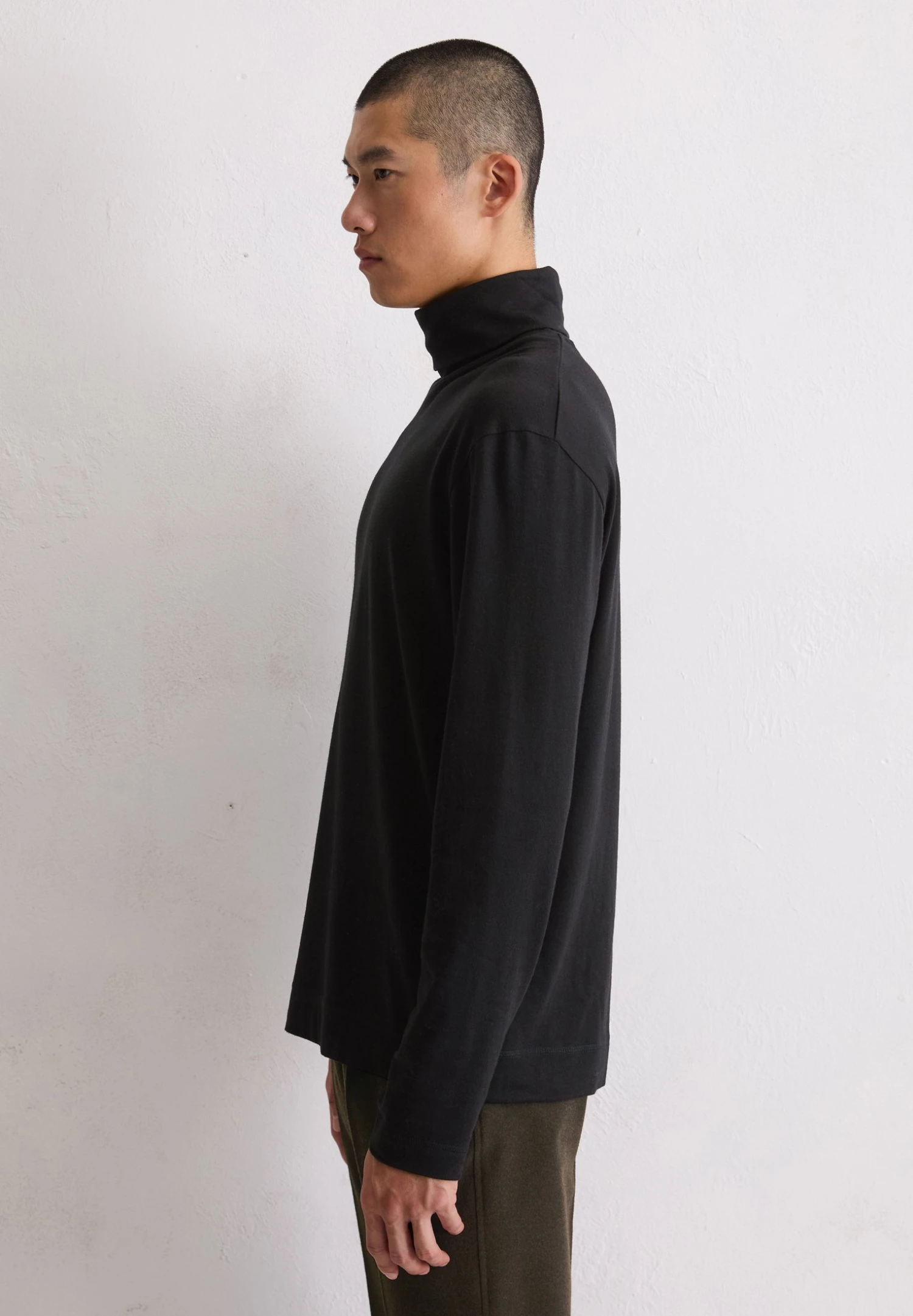 Marc O'Polo ROLLKRAGEN-LONGSLEEVE REGULAR AUS - Long Sleeved Top - Black 5 Marc O'Polo ROLLKRAGEN-LONGSLEEVE REGULAR AUS - Long Sleeved Top - Black – Bild 5