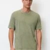 Marc O'Polo RUNDHALS REGULAR - T-Shirt Basic - Olive