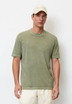 Marc O'Polo RUNDHALS REGULAR - T-Shirt Basic - Olive