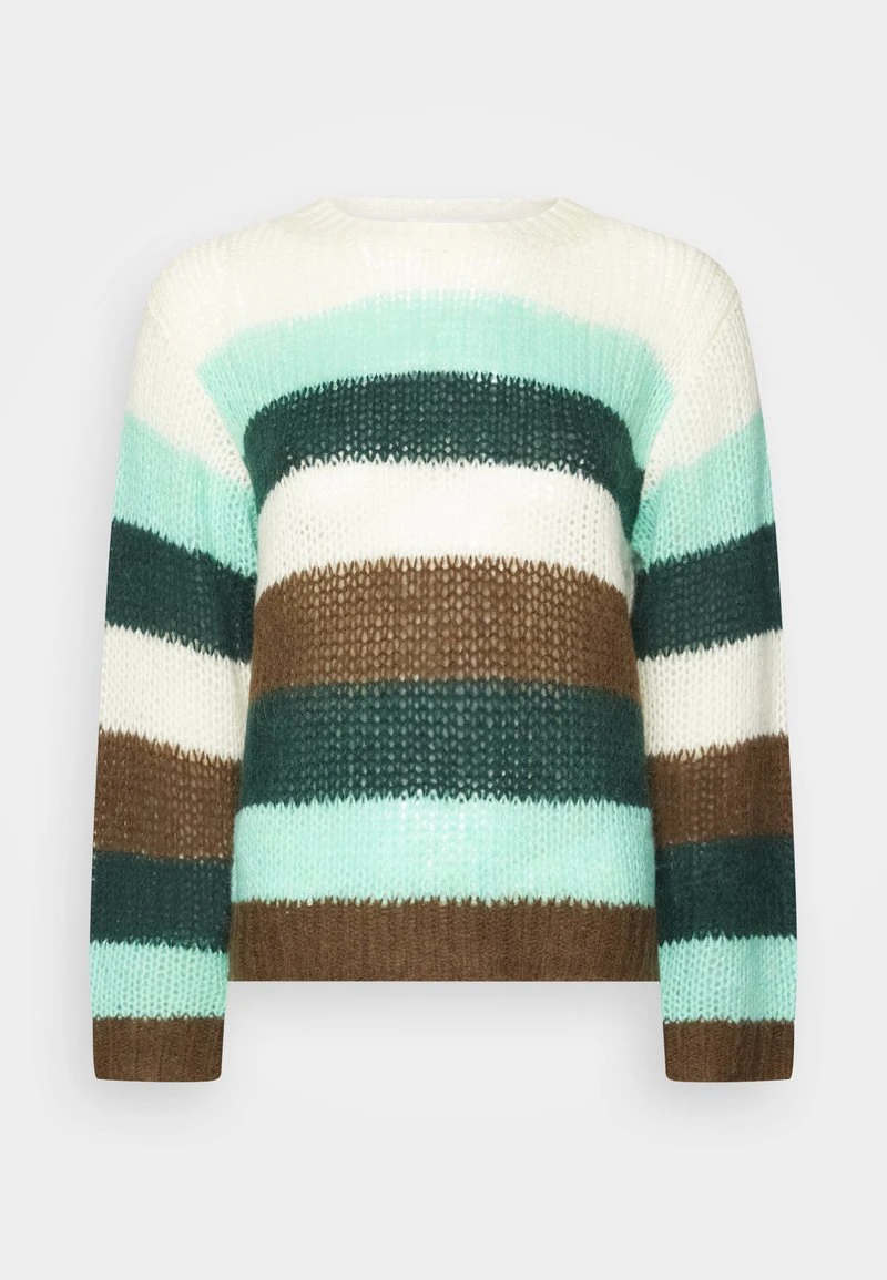 Marc O'Polo LONGSLEEVE, ROUND-NECK, STRIPE - Strickpullover - Multi Sunbleached Purple 3 Marc O'Polo LONGSLEEVE, ROUND-NECK, STRIPE - Strickpullover - Multi Sunbleached Purple – Bild 3