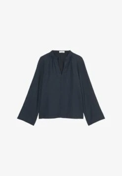 Marc O'Polo DEEP V NECK VOLUME SLEEVE - Bluse - Black -Mode Familie 0b9f181452de4b22b7214fb30603a32f 1
