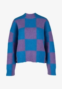 Marc O'Polo DENIM WITH CHECK CRYSTAL SEAS - Strickpullover - Blue 10 Marc O'Polo DENIM WITH CHECK CRYSTAL SEAS - Strickpullover - Blue -Mode Familie 0d19ae61083d441fbed7555e27004325 1