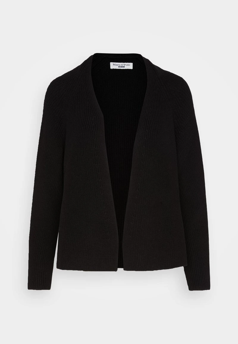 Marc O'Polo DENIM OPEN CARDIGAN WITH RAGLAN SLEEVE - Strickjacke - Black 5 Marc O'Polo DENIM OPEN CARDIGAN WITH RAGLAN SLEEVE - Strickjacke - Black – Bild 5