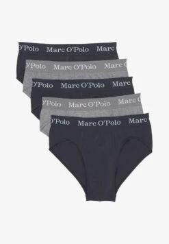 Marc O'Polo 5ER PACK ORGANIC - Slip - Navy/grey Melange -Mode Familie 10a737e61a7a4271b0421eeaada28a08