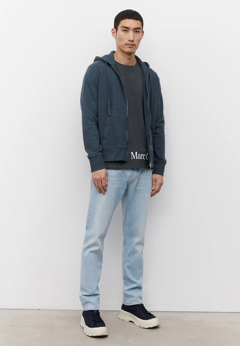 Marc O'Polo ARTWORK - Sweatjacke - Dark Navy 2 Marc O'Polo ARTWORK - Sweatjacke - Dark Navy – Bild 2