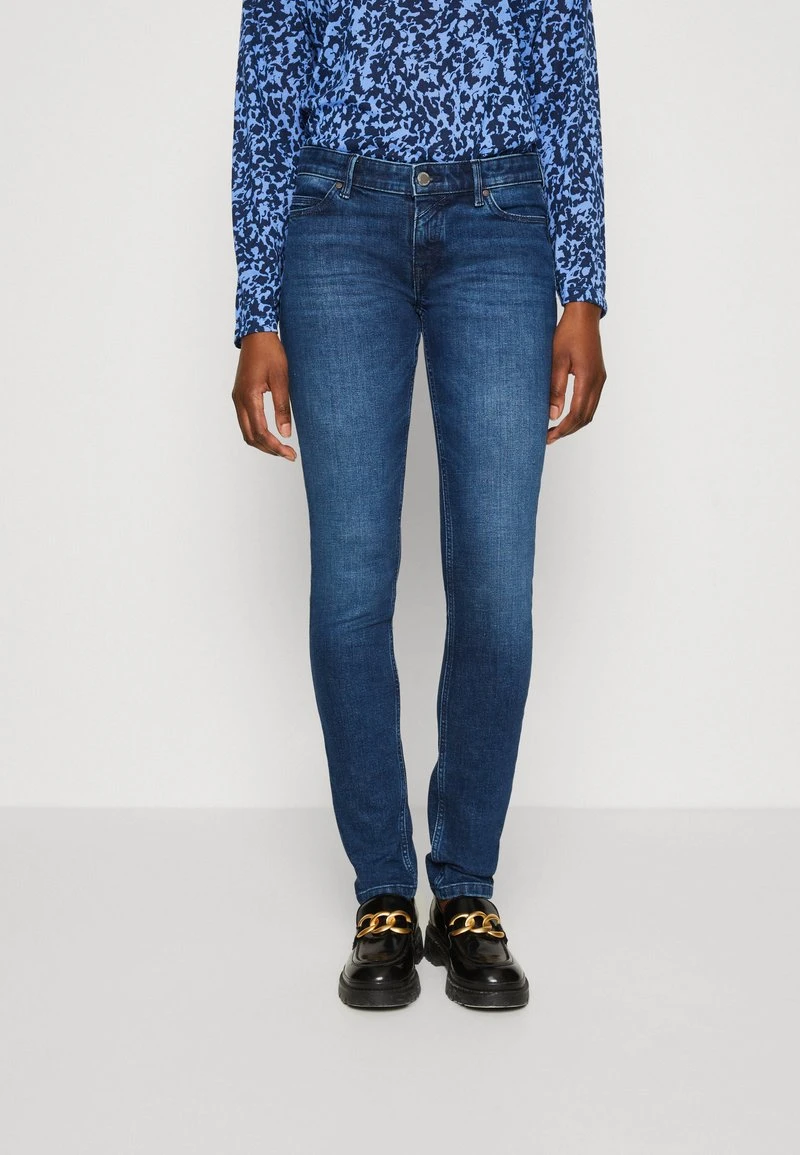 Marc O'Polo DENIM TROUSER LOW WAIST REGULAR LENGTH - Jeans Skinny Fit - Multi/blackish Dark Blue 1 Marc O'Polo DENIM TROUSER LOW WAIST REGULAR LENGTH - Jeans Skinny Fit - Multi/blackish Dark Blue
