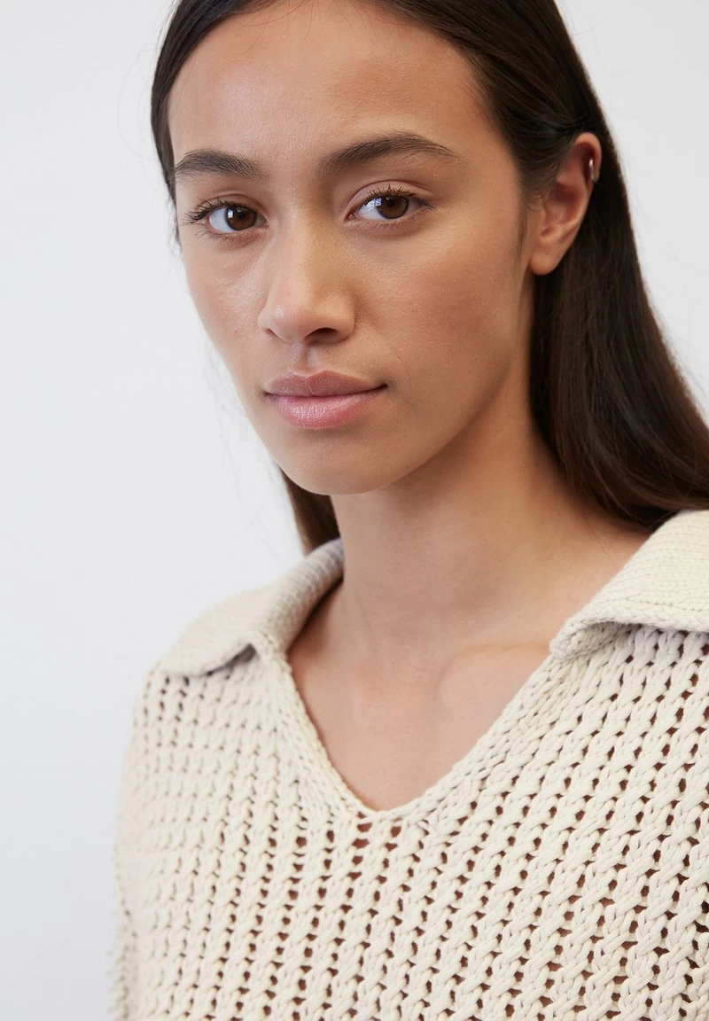 Marc O'Polo Poloshirt - Chalky Sand 4 Marc O'Polo Poloshirt - Chalky Sand – Bild 4