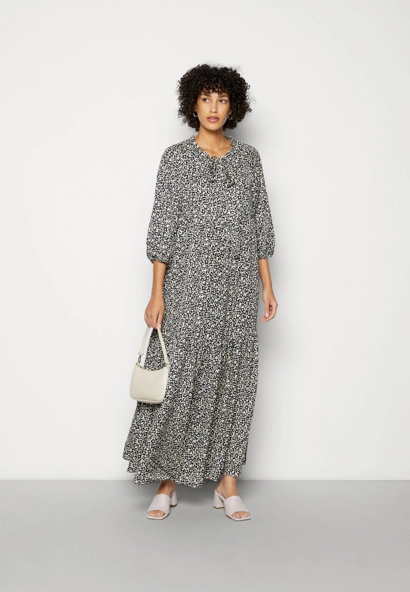 Marc O'Polo CAPSULE DRESS MAXI TIERED STYLE DETAILED NECKLINE SLEEVE - Maxikleid - Multi 2 Marc O'Polo CAPSULE DRESS MAXI TIERED STYLE DETAILED NECKLINE SLEEVE - Maxikleid - Multi – Bild 2