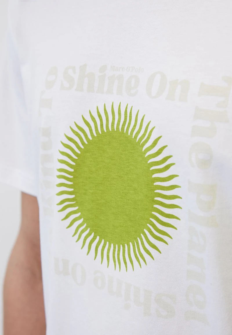 Marc O'Polo REGULAR AUS SOFTER - T-Shirt Print - White 4 Marc O'Polo REGULAR AUS SOFTER - T-Shirt Print - White – Bild 4