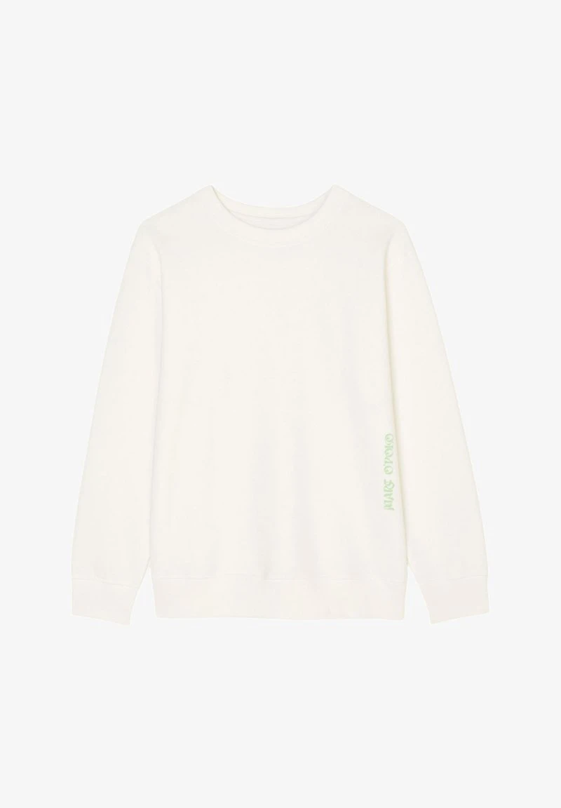 Marc O'Polo Sweatshirt - White Cotton 1 Marc O'Polo Sweatshirt - White Cotton