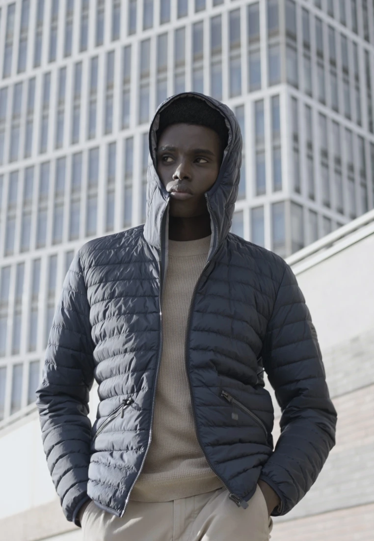 Marc O'Polo JACKET REGULAR FIT HOOD VISLON ZIPPER - Übergangsjacke - Total Eclipse 2 Marc O'Polo JACKET REGULAR FIT HOOD VISLON ZIPPER - Übergangsjacke - Total Eclipse – Bild 2