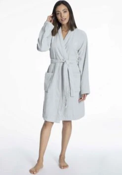 Marc O'Polo Bademantel - Light Grey -Mode Familie 1781ababd71c4ad1b3f5337b5d6063d9 1