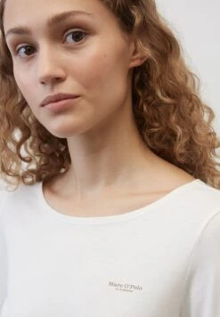 Marc O'Polo LONG SLEEVE ROUND NECK SOLID - Langarmshirt - White Cotton 8 Marc O'Polo LONG SLEEVE ROUND NECK SOLID - Langarmshirt - White Cotton -Mode Familie 1853e293edfd4d9998c3698cd115e198