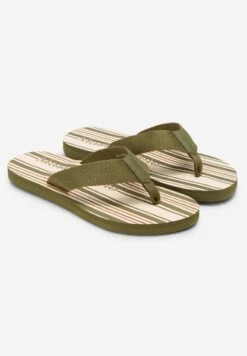 Marc O'Polo ZEHENTRENNER-BEACH STREIFEN-DESSIN - Zehentrenner - Khaki 11 Marc O'Polo ZEHENTRENNER-BEACH STREIFEN-DESSIN - Zehentrenner - Khaki -Mode Familie 196dbd4fc172429d8b13d7235b223f09