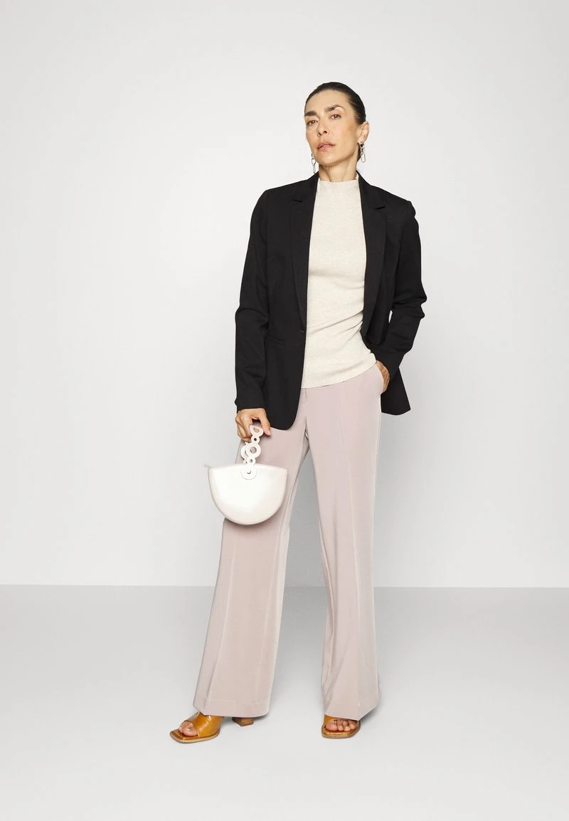 Marc O'Polo LONGSLEEVE STAND UP COLLAR STRUCTURE - Strickpullover - Cream Melange 2 Marc O'Polo LONGSLEEVE STAND UP COLLAR STRUCTURE - Strickpullover - Cream Melange – Bild 2