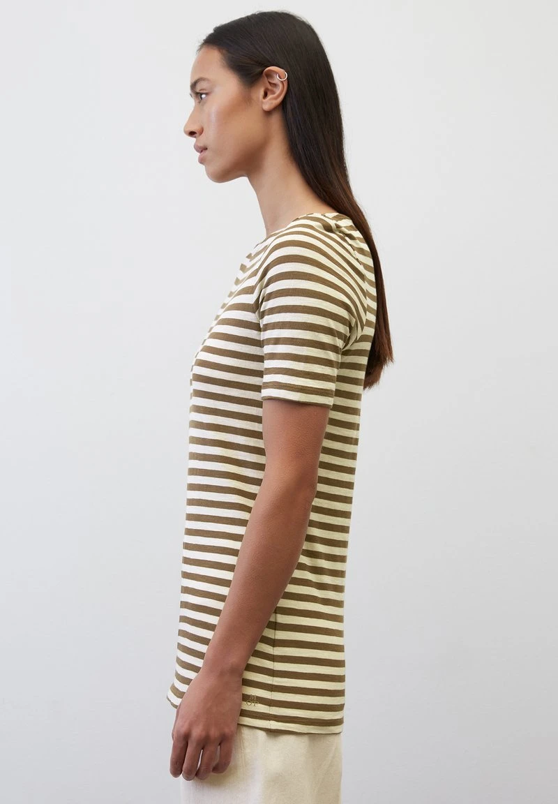 Marc O'Polo T-Shirt Print - Multi Earthy Brown 4 Marc O'Polo T-Shirt Print - Multi Earthy Brown – Bild 4