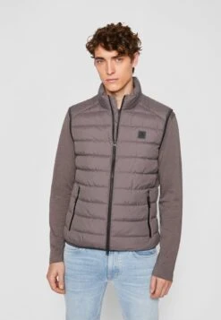 Marc O'Polo REGULAR FIT STAND UP COLLAR - Weste - Moonless Sky -Mode Familie 1cee41de8aa541e6aa4d0bb9a4af657f