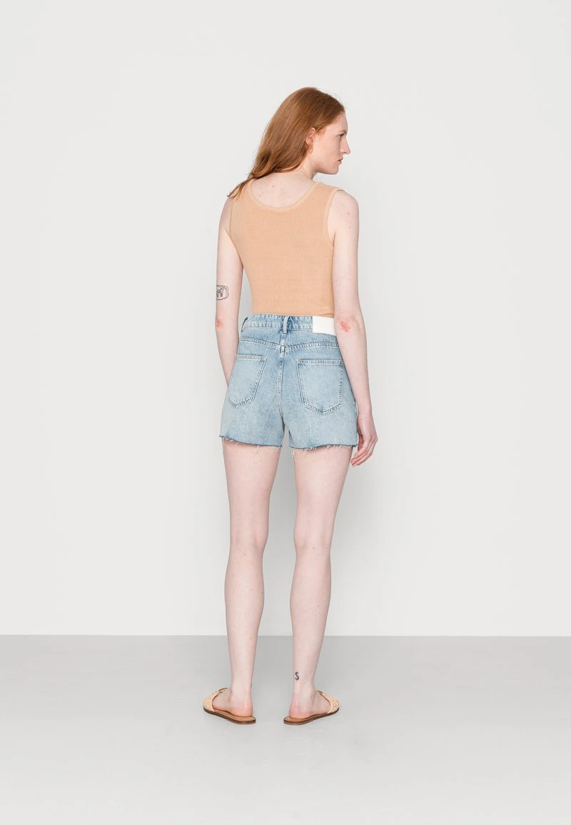 Marc O'Polo DENIM HIGH WAIST SLIGHT A-SHAPED FIT MINI LENGTH OPEN - Jeans Shorts - Multi/tinted Cobalt Blue 3 Marc O'Polo DENIM HIGH WAIST SLIGHT A-SHAPED FIT MINI LENGTH OPEN - Jeans Shorts - Multi/tinted Cobalt Blue – Bild 3