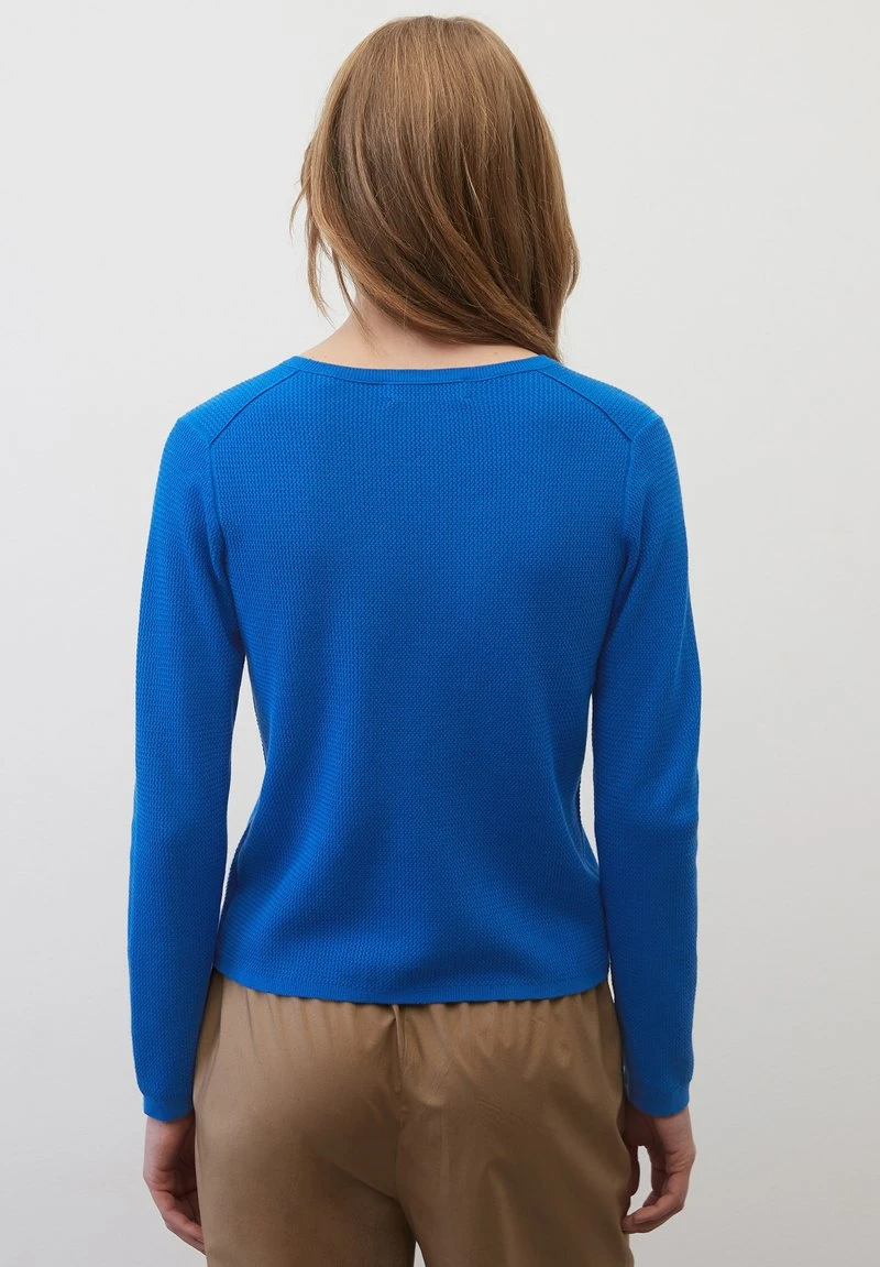 Marc O'Polo REGULAR AUS ORGANIC - Strickpullover - Vibrant Blue 2 Marc O'Polo REGULAR AUS ORGANIC - Strickpullover - Vibrant Blue – Bild 2