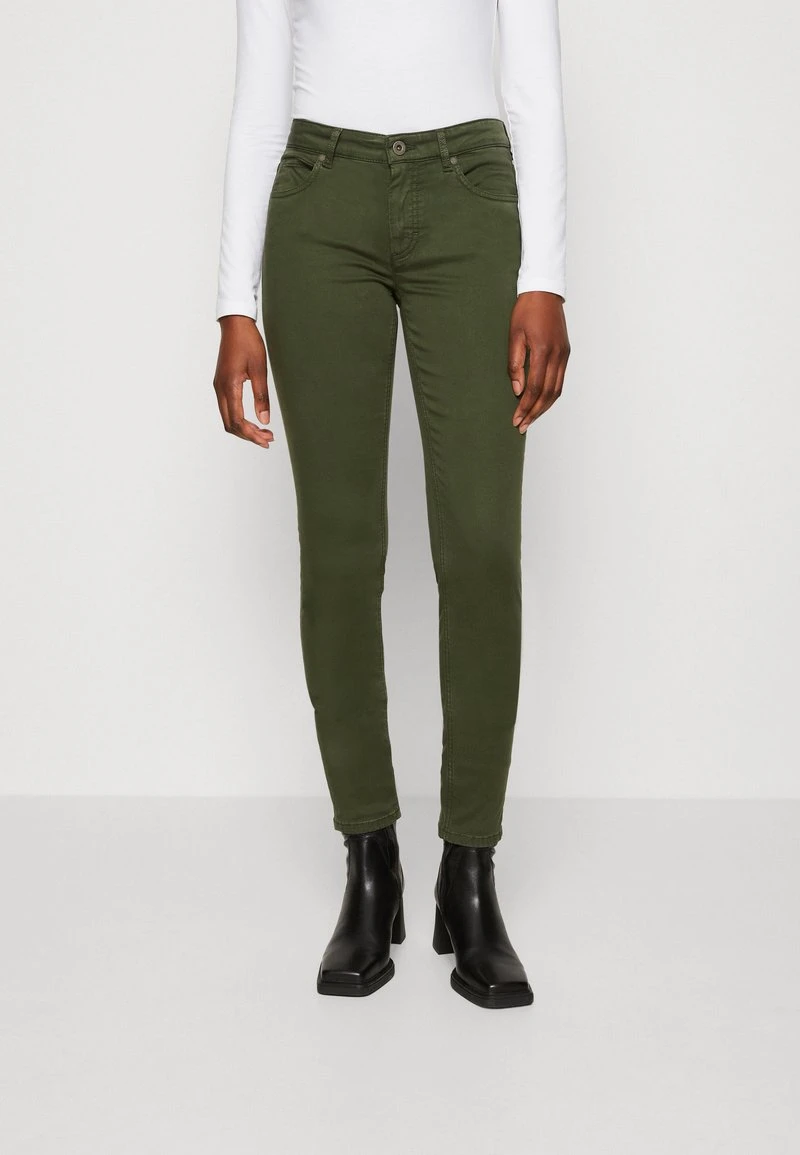 Marc O'Polo 5 POCKET MID WAIST SLIM LEG REGULAR LENGTH - Stoffhose - Wild Olive 1 Marc O'Polo 5 POCKET MID WAIST SLIM LEG REGULAR LENGTH - Stoffhose - Wild Olive