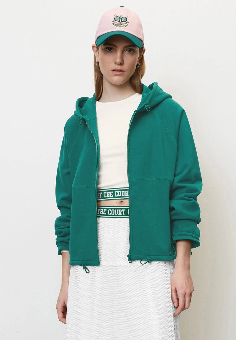 Marc O'Polo DENIM RELAXED - Sweatjacke - Green 1 Marc O'Polo DENIM RELAXED - Sweatjacke - Green