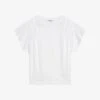 Marc O'Polo OVERCUT SLEEVE - T-Shirt Basic - White