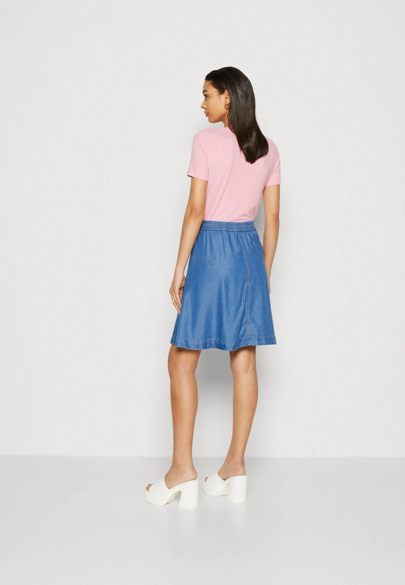 Marc O'Polo SKIRT FEMININ STYLE ELASTIC WAISTBAND SHORT LENGTH - Minirock - Washed Mid Blue 3 Marc O'Polo SKIRT FEMININ STYLE ELASTIC WAISTBAND SHORT LENGTH - Minirock - Washed Mid Blue – Bild 3