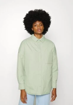 Marc O'Polo SHIRT JACKET THERMORE PADDING TURN DOWN - Kurzmantel - Breezy Mint