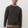 Marc O'Polo RUNDHALS REGULAR - Strickpullover - Black