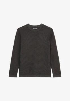 Marc O'Polo RUNDHALS REGULAR - Strickpullover - Black -Mode Familie 22a4eee29e0c4e22b5ddb18c7c8270a3