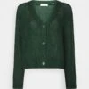 Marc O'Polo CARDIGAN LONGSLEEVE V-NECK - Strickjacke - Spring Pine