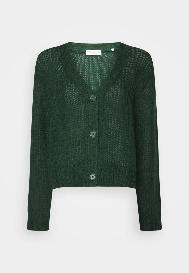 Marc O'Polo CARDIGAN LONGSLEEVE V-NECK - Strickjacke - Spring Pine 1 Marc O'Polo CARDIGAN LONGSLEEVE V-NECK - Strickjacke - Spring Pine