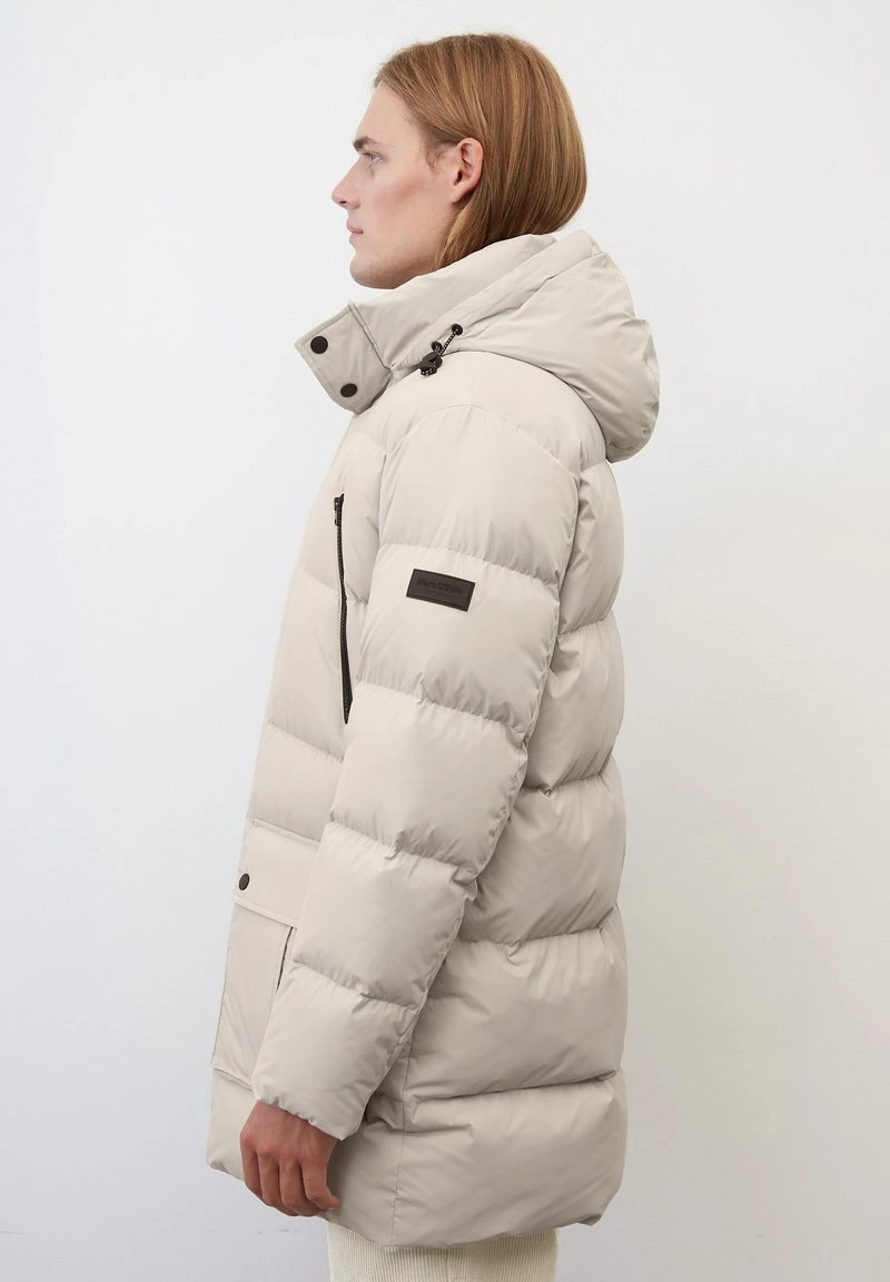 Marc O'Polo MIT WASSERABWEI - Daunenmantel - Natural 4 Marc O'Polo MIT WASSERABWEI - Daunenmantel - Natural – Bild 4