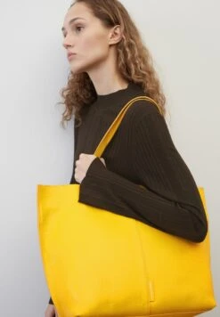Marc O'Polo SHOPPER AUS GENARBTEM - Shopping Bag - Morning Sun