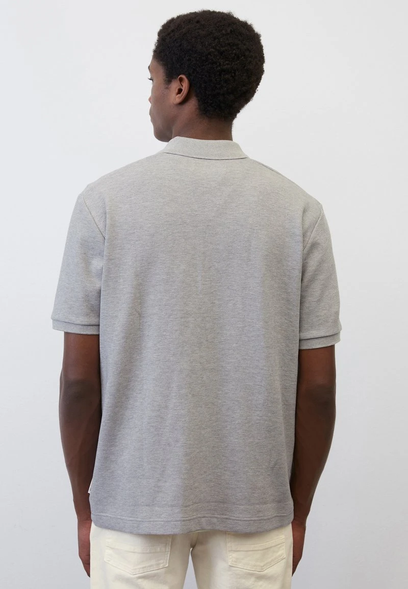 Marc O'Polo REGULAR MIT FEINER-STRUKTUR - Poloshirt - Silver Gray Melange 2 Marc O'Polo REGULAR MIT FEINER-STRUKTUR - Poloshirt - Silver Gray Melange – Bild 2