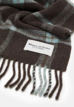 Marc O'Polo SCARF VARIOUS CHECK ARTWORKS - Schal - Multi Dark Walnut -Mode Familie 27a3756c64fd417e97980dd4447b5803